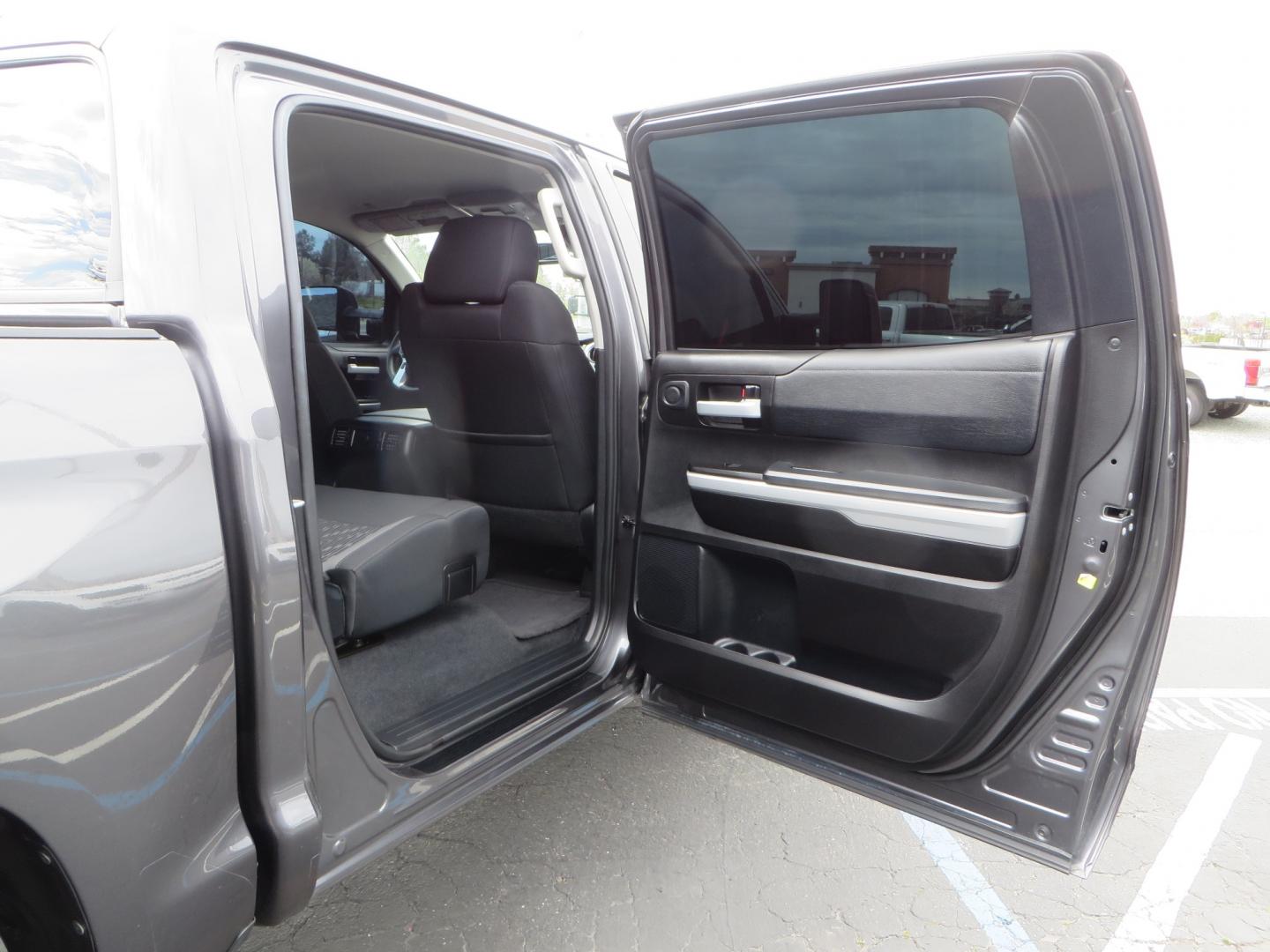 2021 CHARCOAL /GREY Toyota Tundra SR5 (5TFDY5F16MX) with an 5.7L V8 OHV 16V engine, automatic transmission, located at 2630 Grass Valley Highway, Auburn, CA, 95603, (530) 508-5100, 38.937893, -121.095482 - Features a Zone Offroad level kit, 20" SOTA wheels, 35" Nitto Ridge Grappler tires, Fox rear shocks, Air bags, front and rear TRD sway bars, and Window tint. - Photo#50